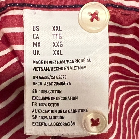 AMERICAN EAGLE men long sleeve button down shirt/size XXL - Picture 7 of 7